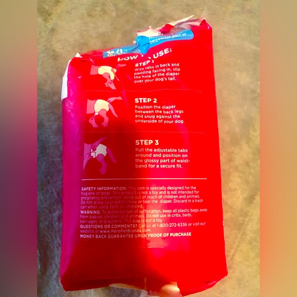 🐶OUT! PET CARE🐶 COMFORT-DRY DISPOSABLE DIAPERS W/ ODOR CONTROL, EDGE GUARD - Picture 6 of 9